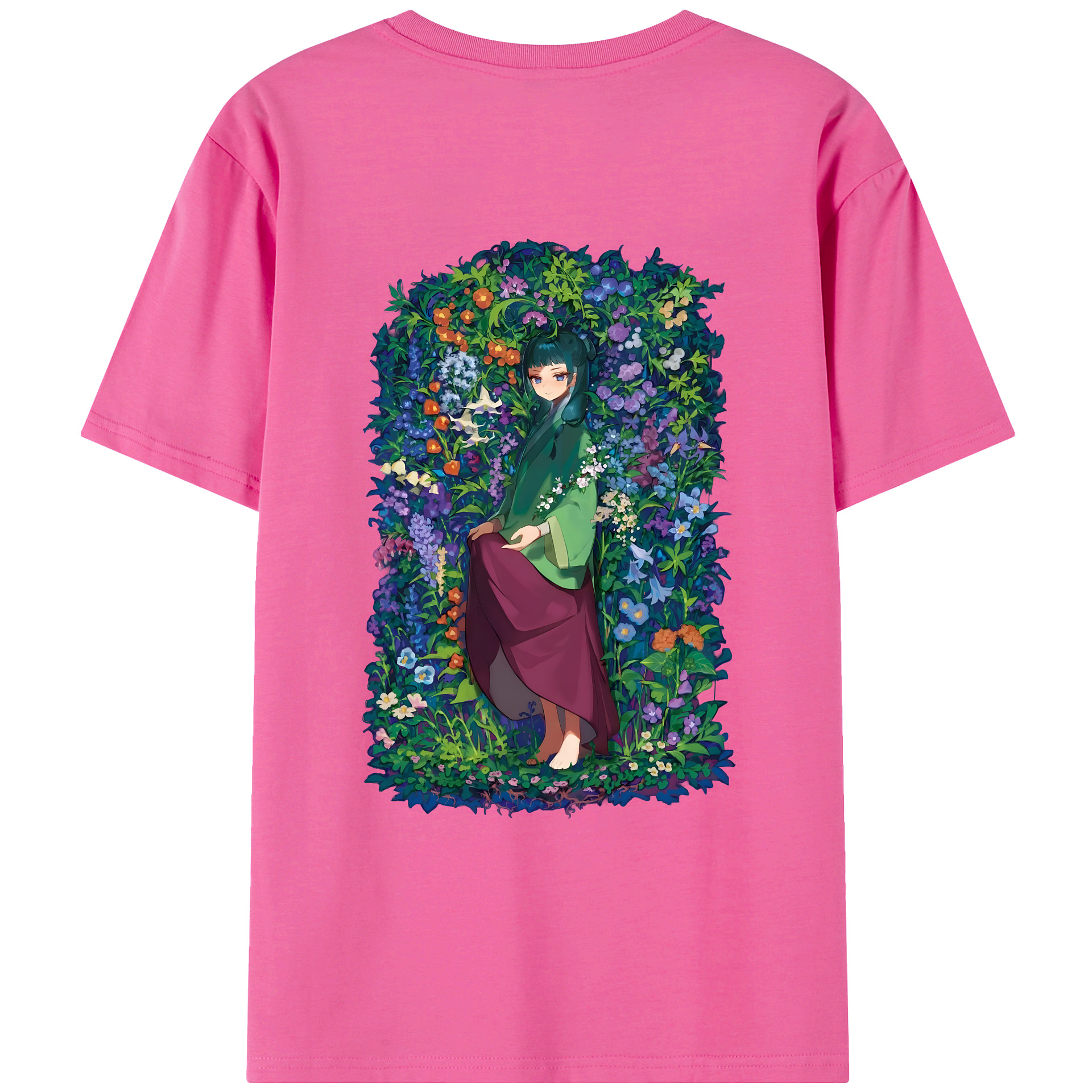 （画像用） 薬屋のひとりごと The Apothecary Diaries レディース半袖Tシャツ(バックプリント)